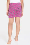 Rosaline Girls Disney Knit Cotton Shorts - Rose Violet — thumbnail 3